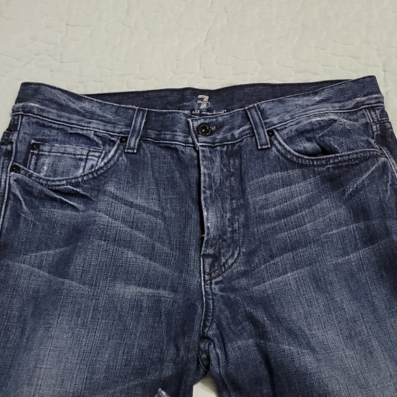 7 For All Mankind Boot Cut Jeans Sz 30x33 - Picture 2 of 13